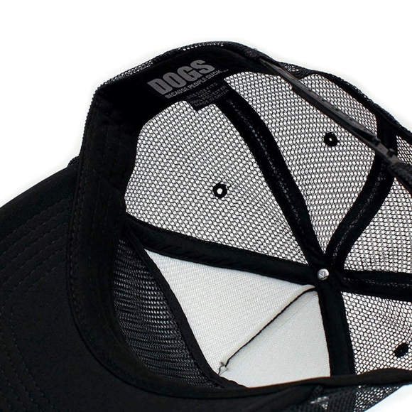 Dogs Because People Suck Funny Hat Truckers Unisex OSFM Cap Black Puppy Love 90s - Picture 3 of 5